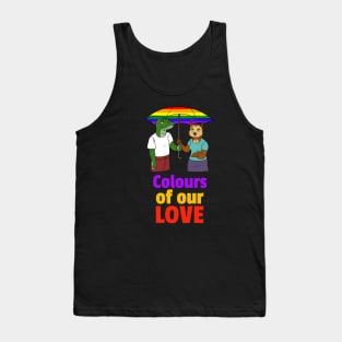 Colours of our love Tank Top